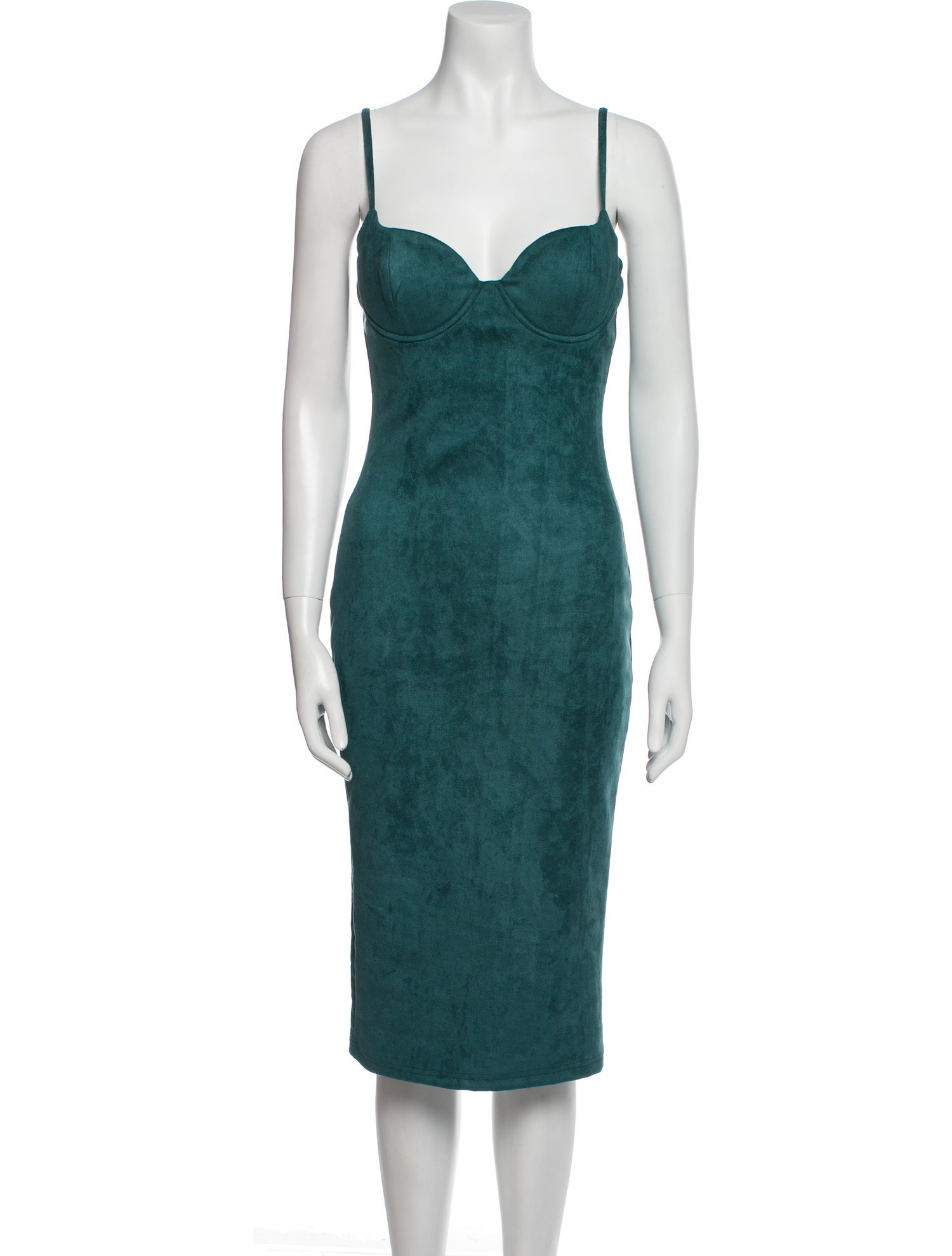 JLuxLabel V-Neck Midi Length Dress