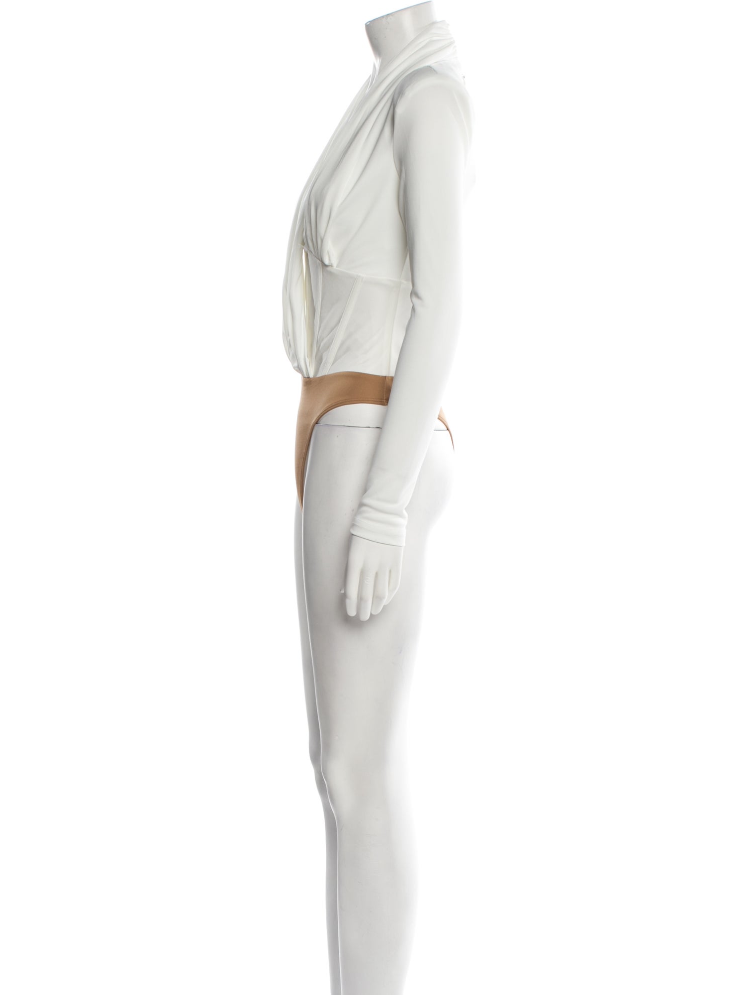 JLuxLabel V-Neck Long Sleeve Bodysuit w/ Tags