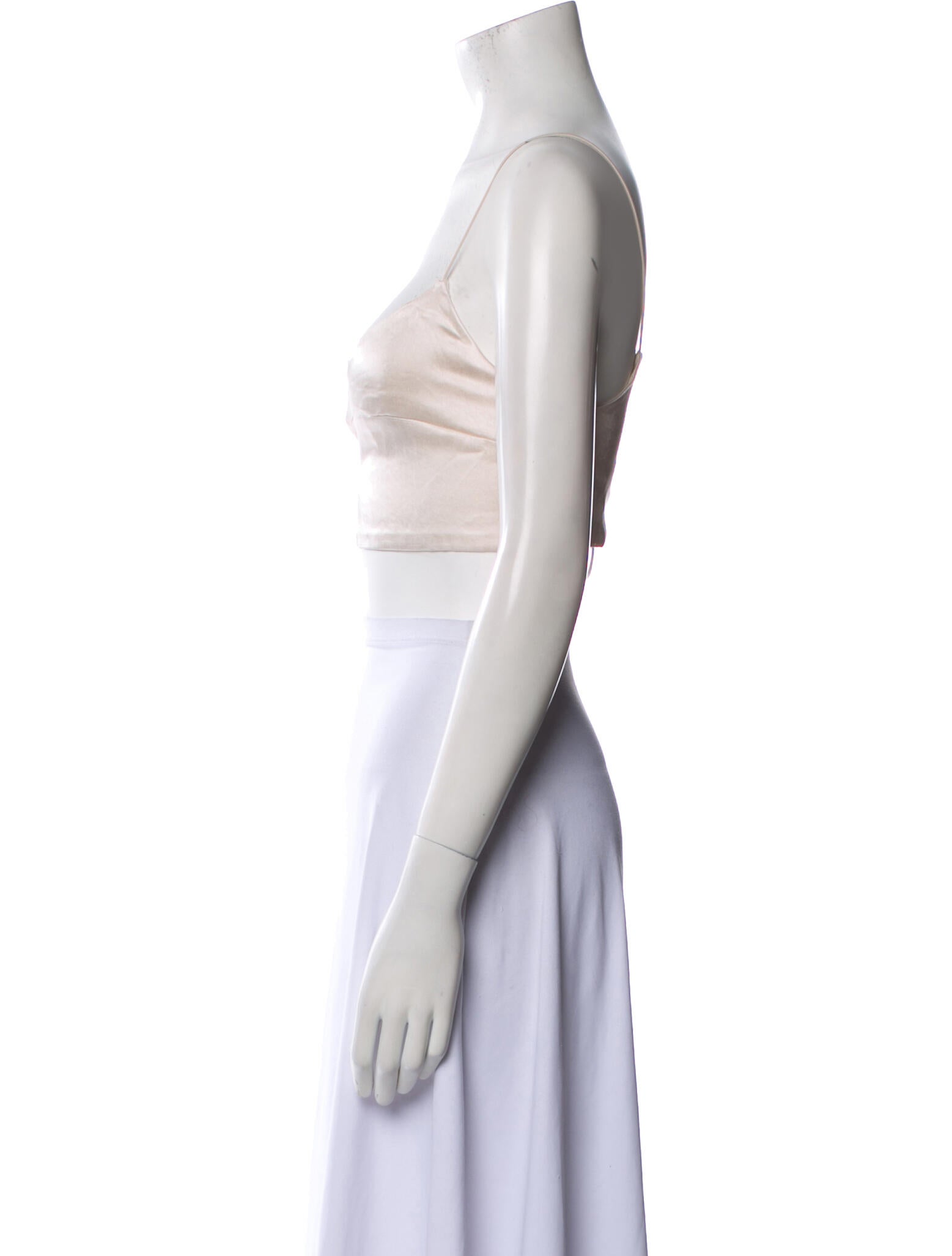 JLuxLabel V-Neck Sleeveless Crop Top