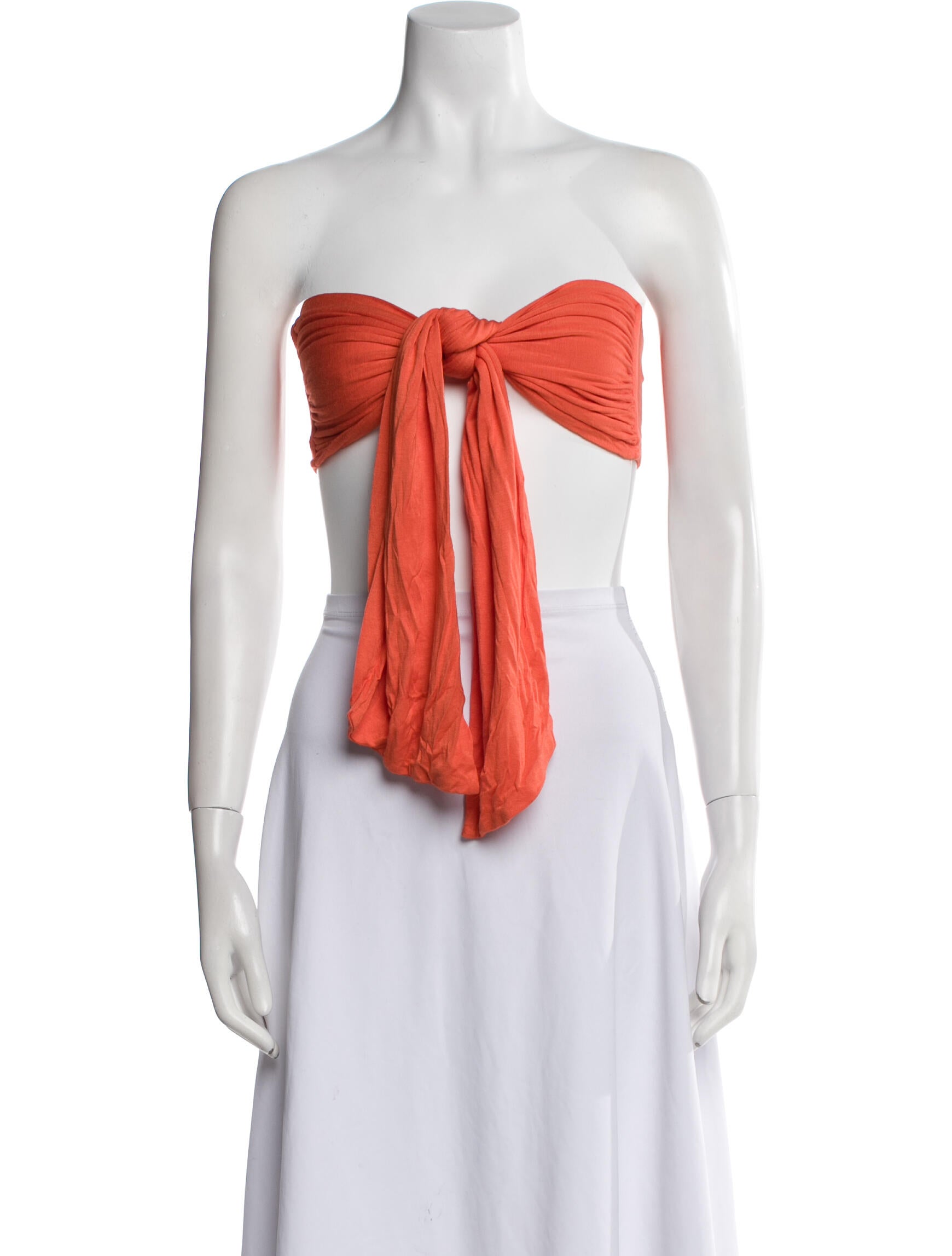 JLuxLabel Strapless Crop Top