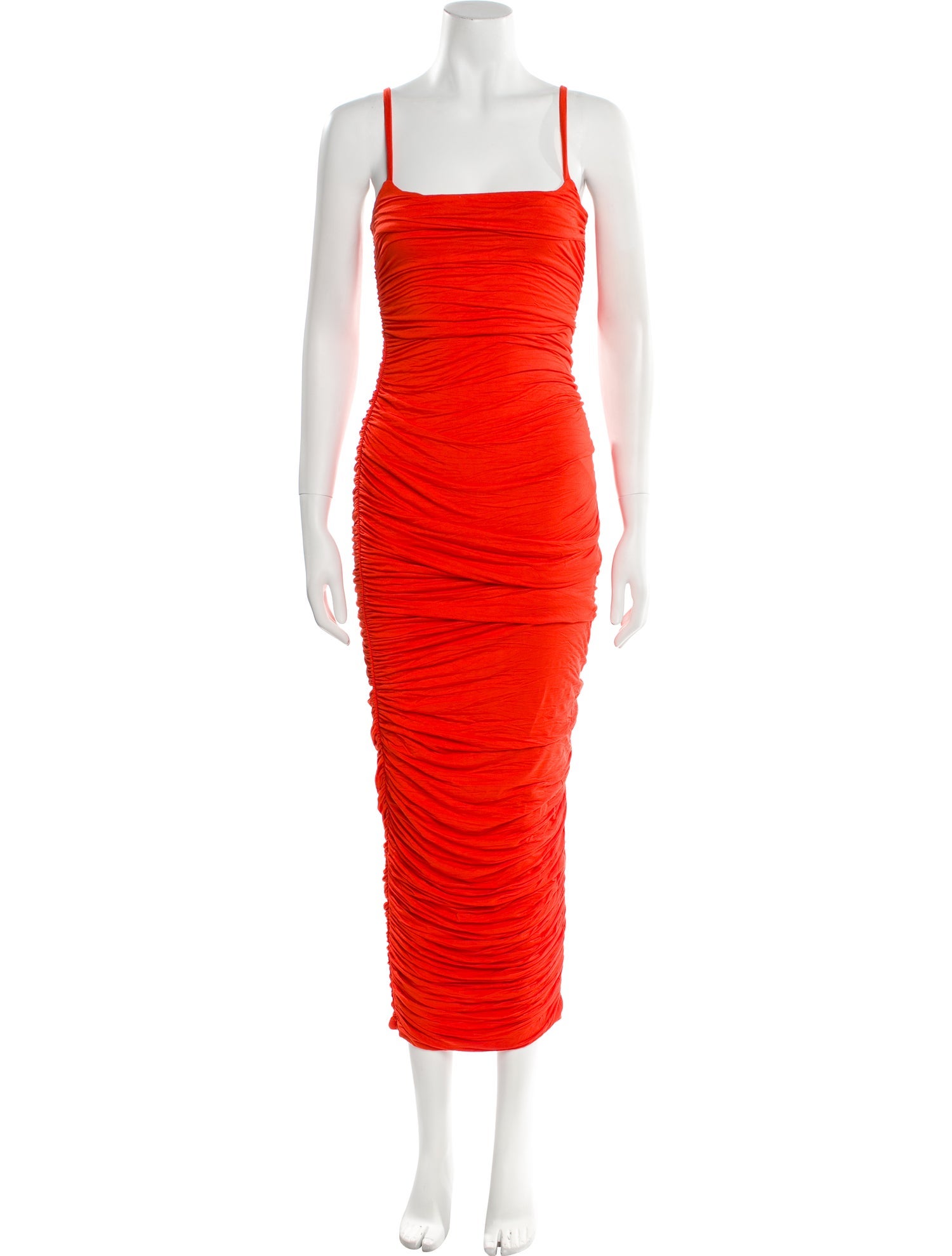 JLuxLabel Square Neckline Midi Length Dress