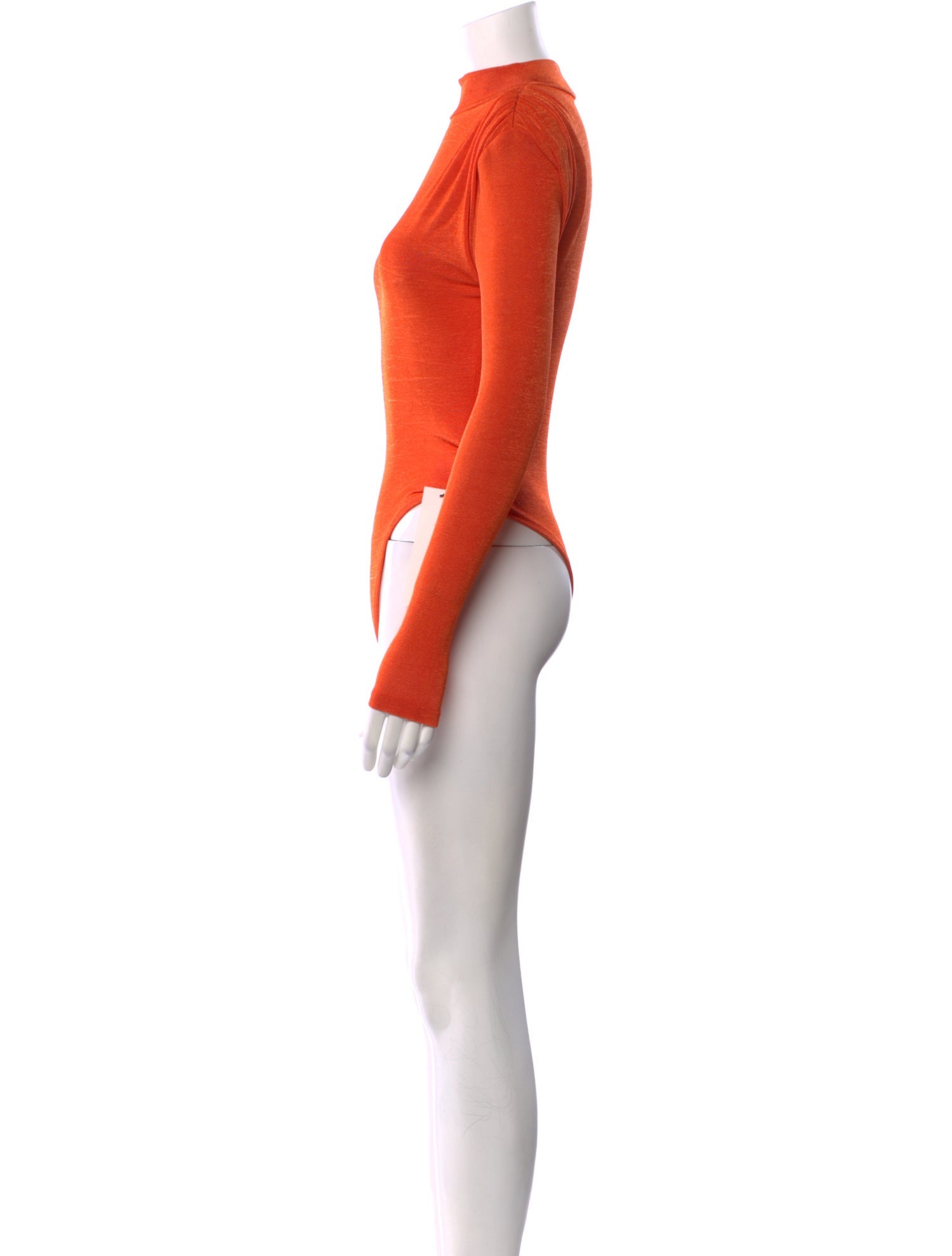 JLuxLabel Mock Neck Long Sleeve Bodysuit