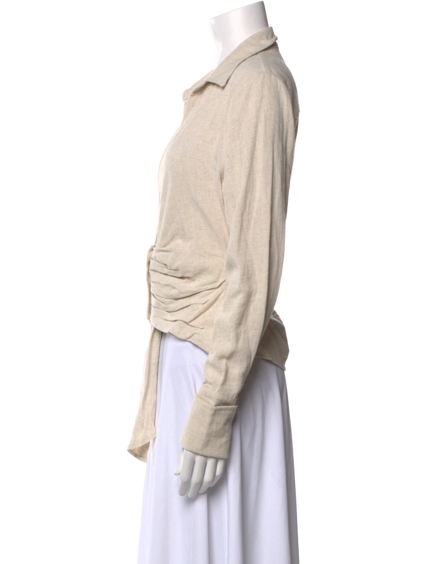 JLuxLabel V-Neck Long Sleeve Crop Top