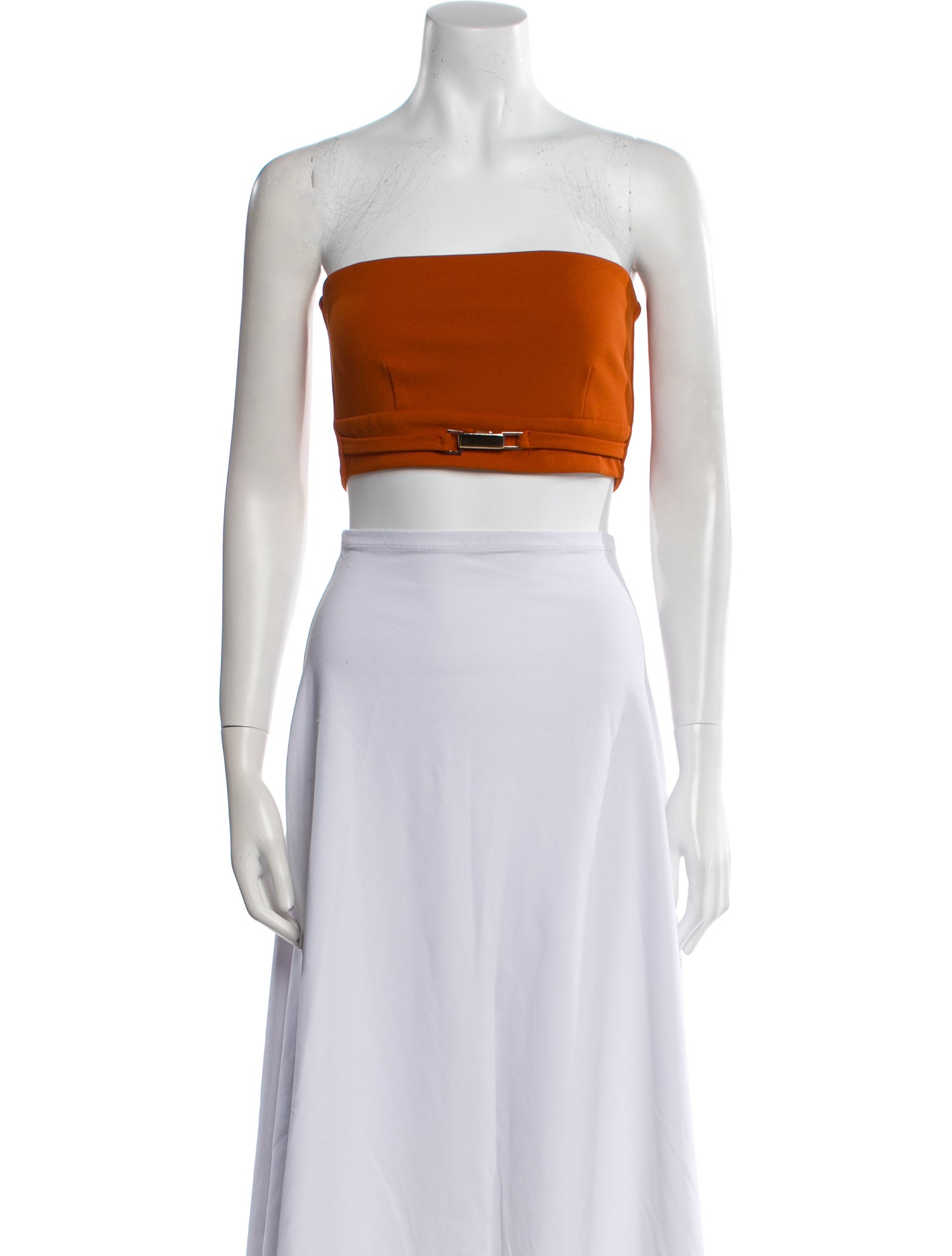 JLuxLabel Strapless Crop Top