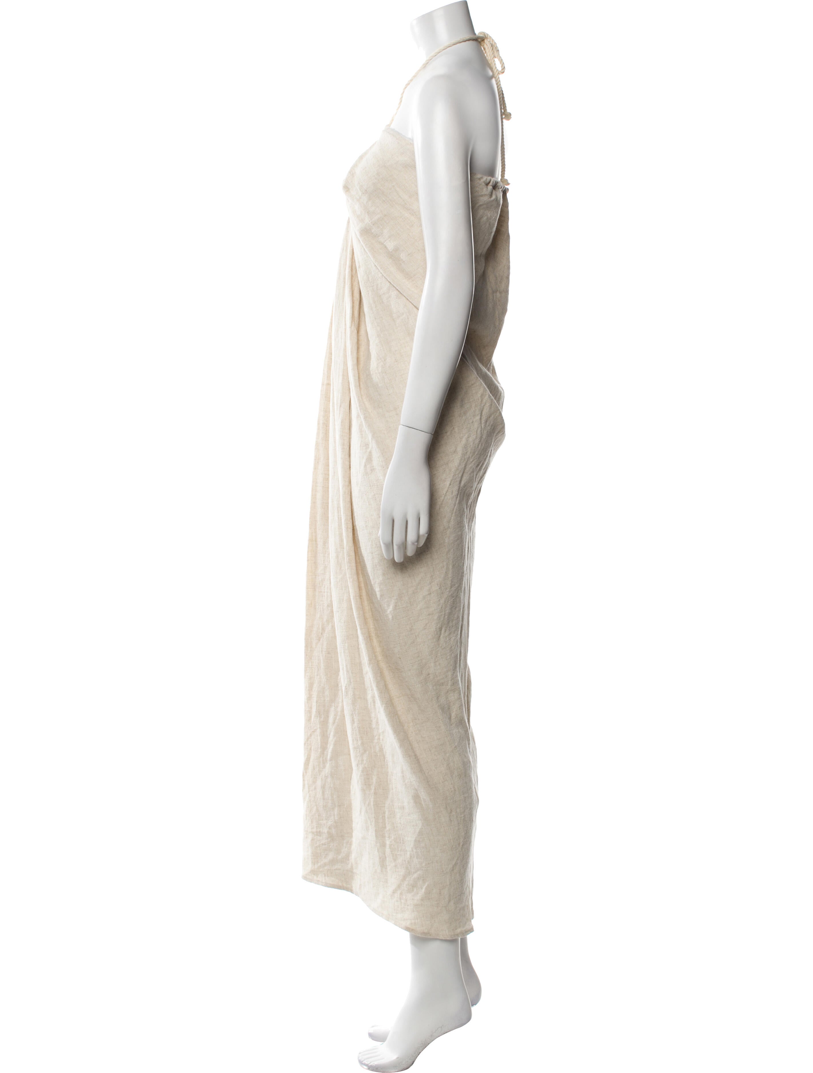 JLuxLabel Halterneck Midi Length Dress