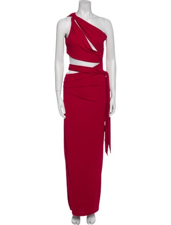 JLuxLabel One-Shoulder Long Dress