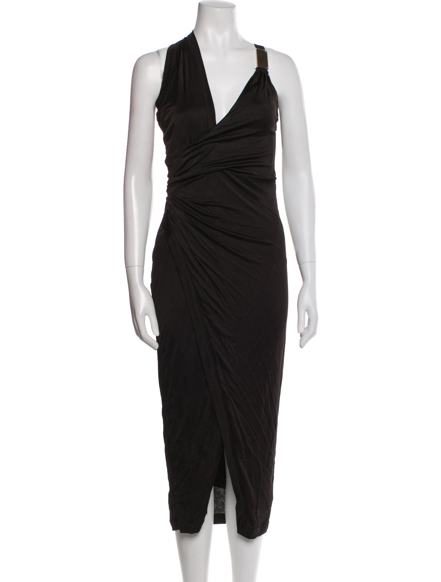 JLuxLabel V-Neck Midi Length Dress
