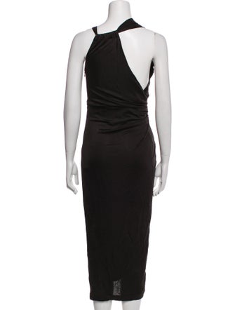 JLuxLabel V-Neck Midi Length Dress
