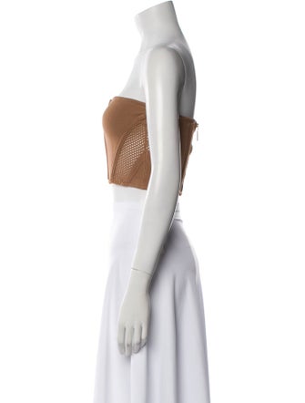 JLuxLabel Strapless Crop Top