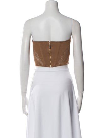 JLuxLabel Strapless Crop Top