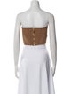 JLuxLabel Strapless Crop Top
