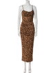 JLuxLabel Animal Print Long Dress