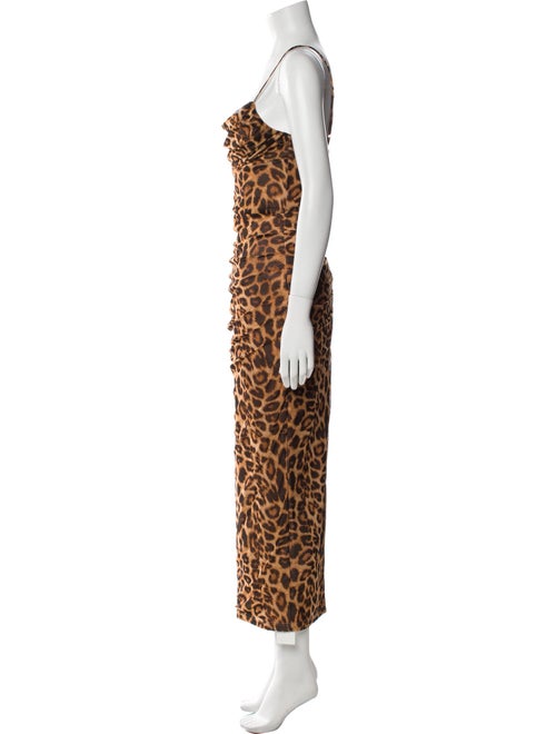 JLuxLabel Animal Print Long Dress