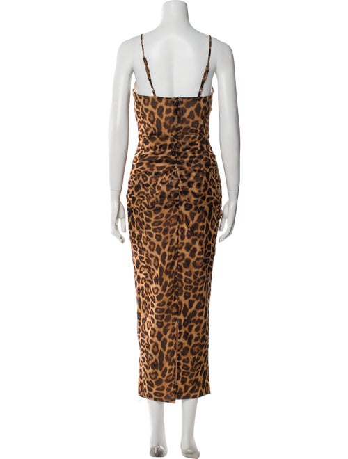 JLuxLabel Animal Print Long Dress