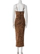 JLuxLabel Animal Print Long Dress