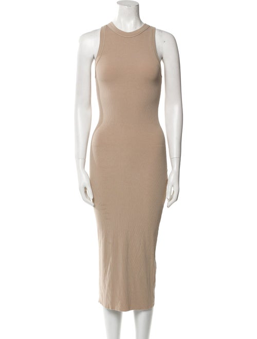 JLuxLabel Crew Neck Midi Length Dress