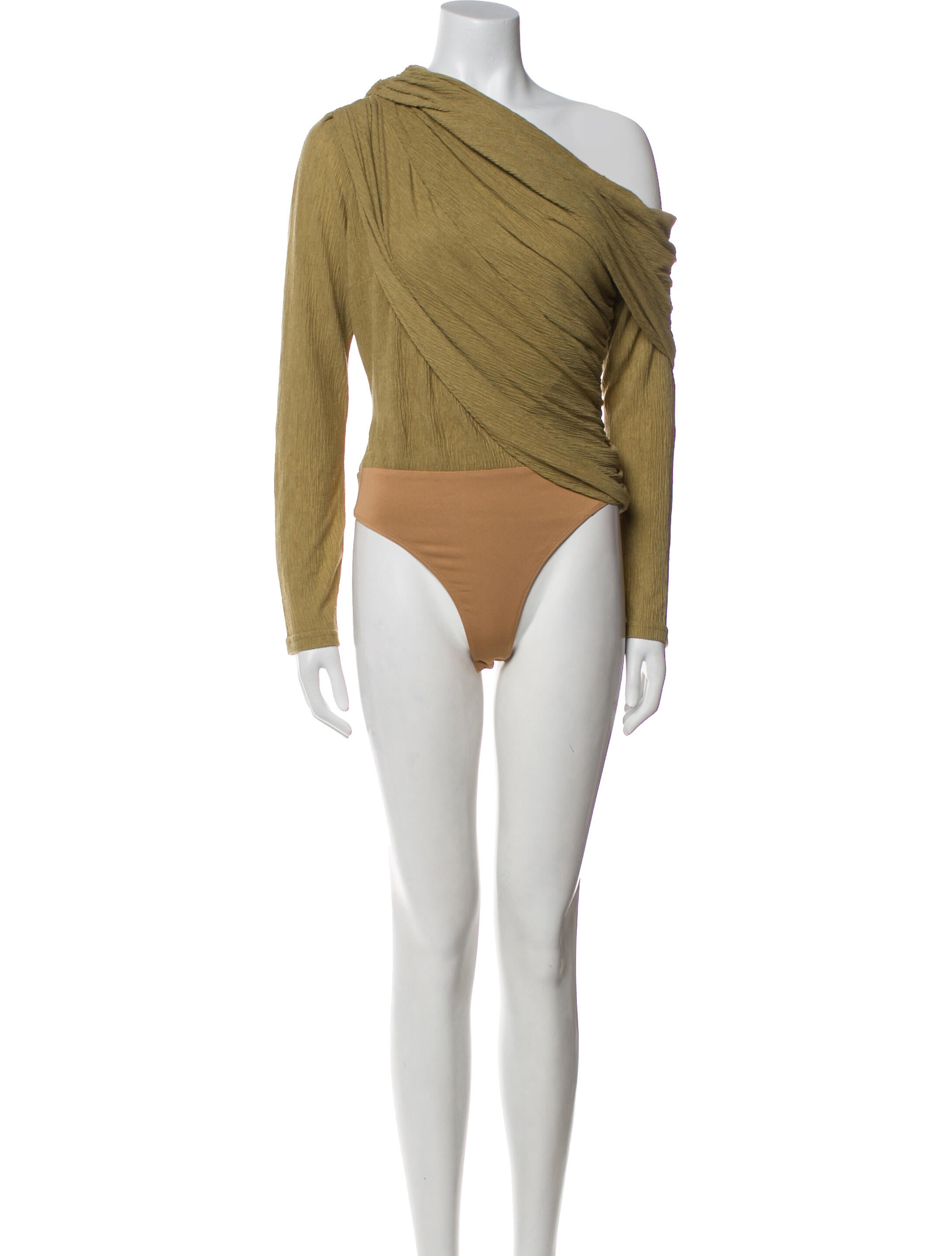 JLuxLabel One-Shoulder Long Sleeve Bodysuit