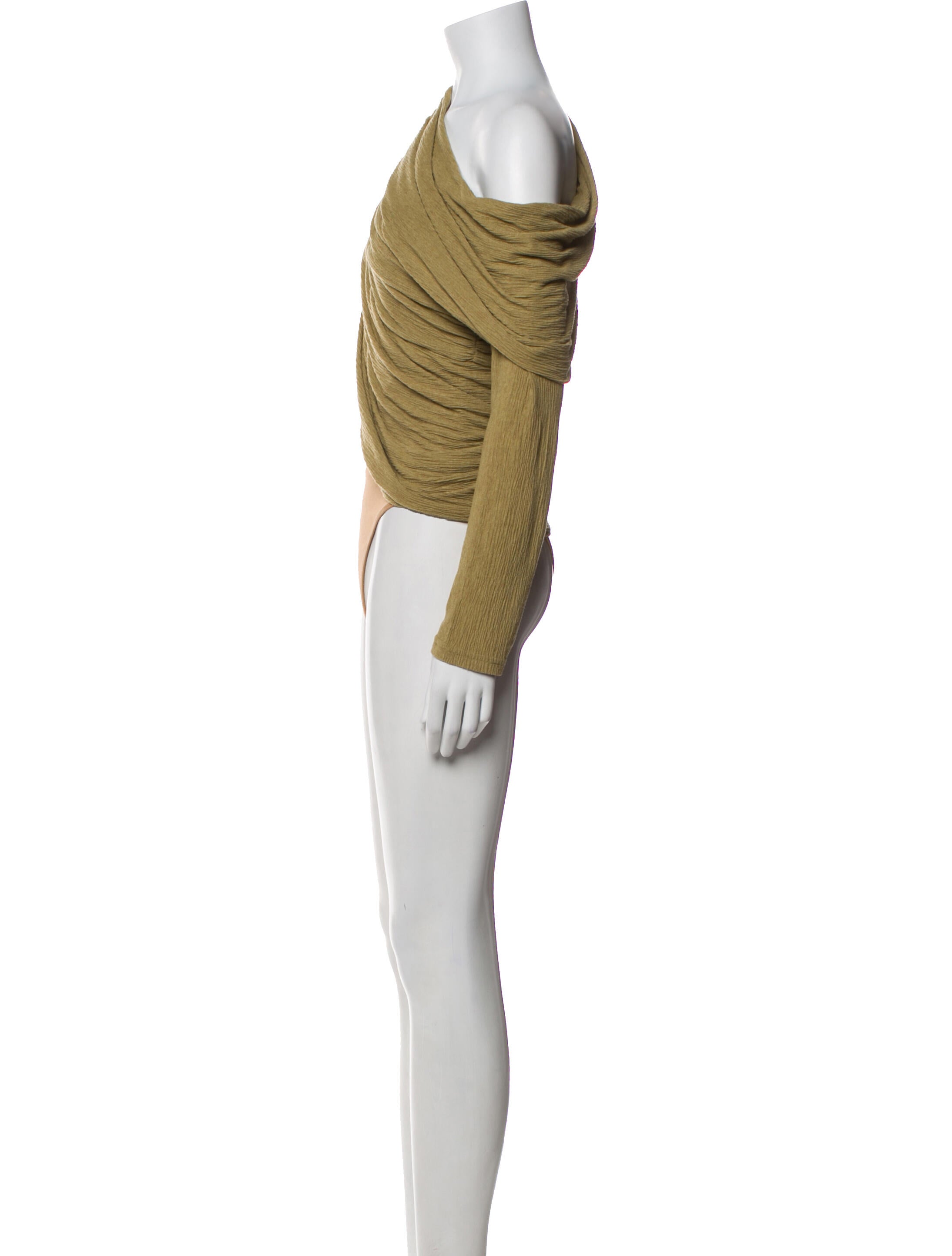 JLuxLabel One-Shoulder Long Sleeve Bodysuit