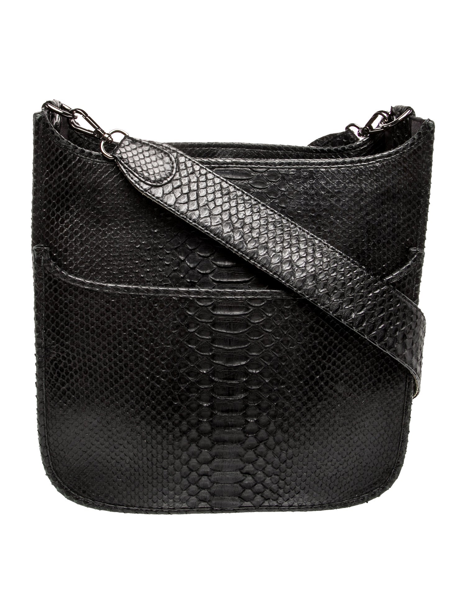 J. Markell Snakeskin Messenger Bag