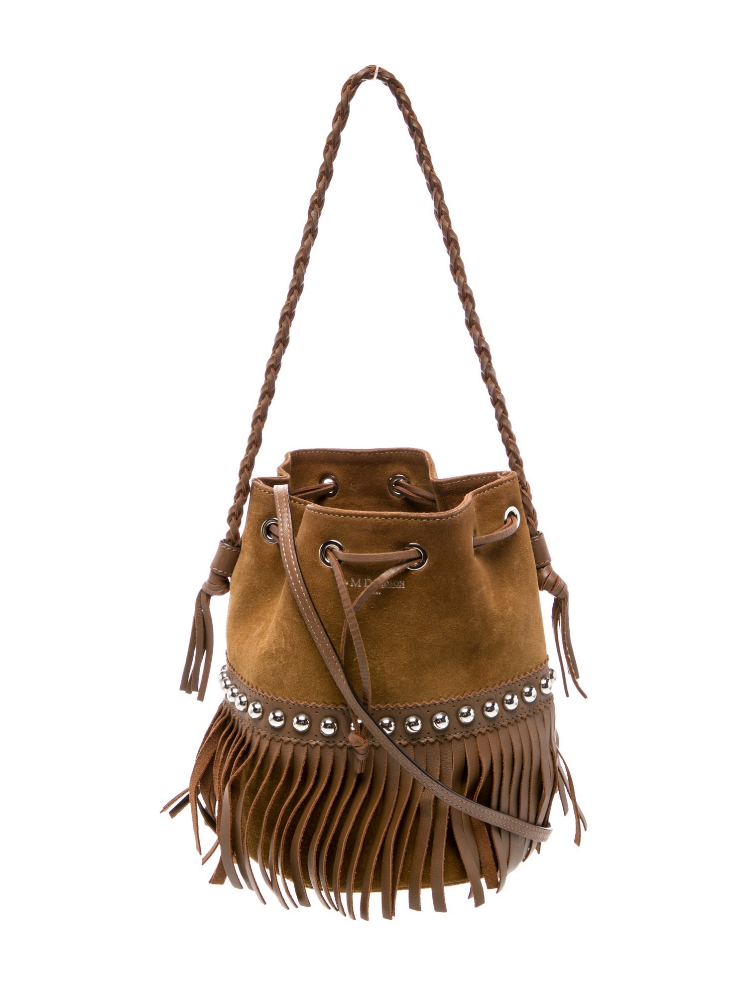 J&M Davidson Suede Bucket Bag