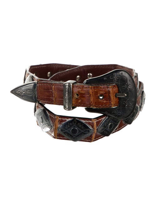 J&M Davidson Leather Studded Accents Belt
