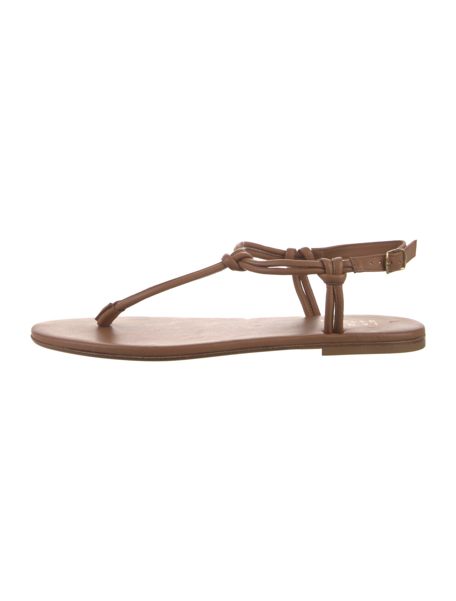 Jamie Haller Leather T-Strap Sandals