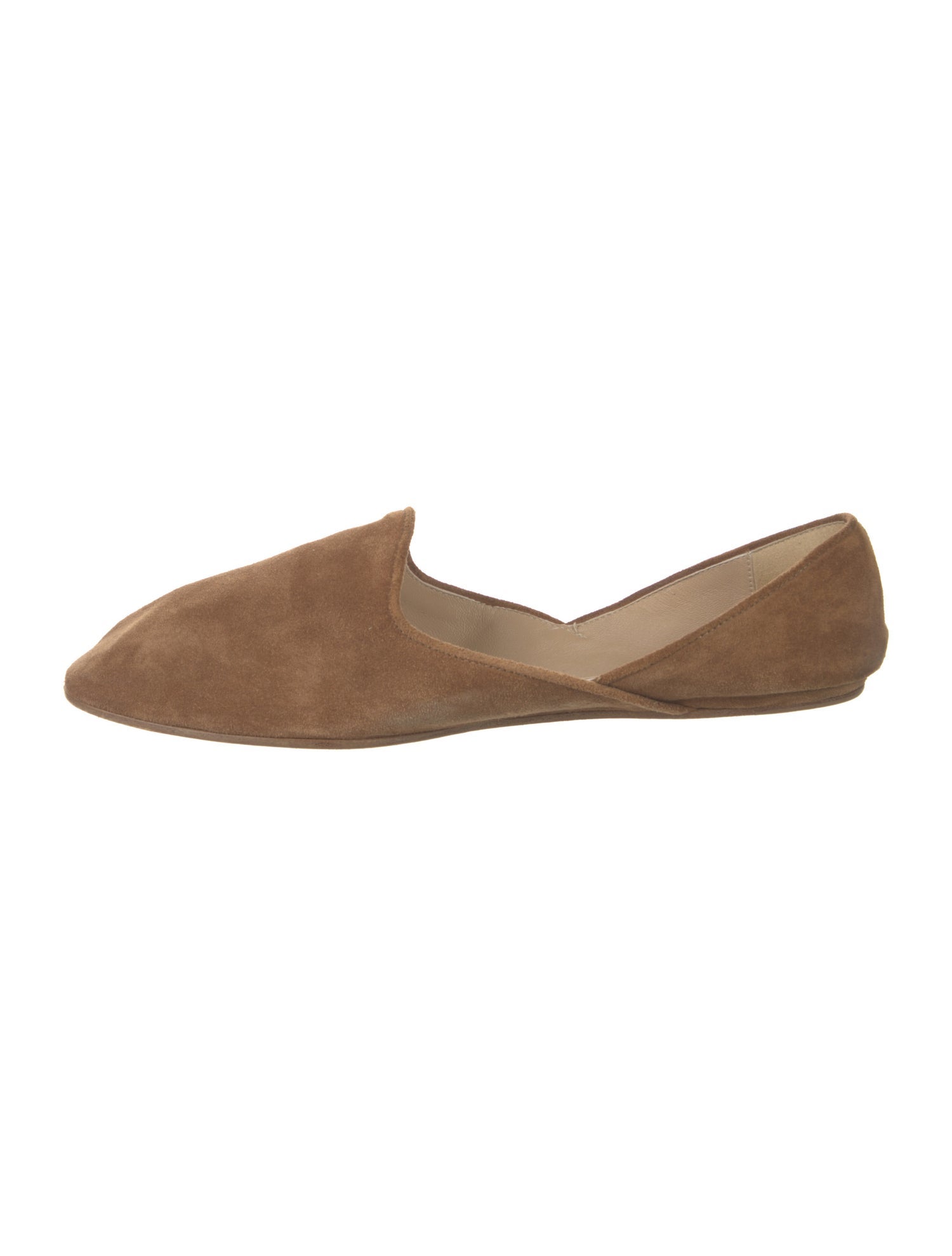 Jamie Haller Suede D'Orsay Flats