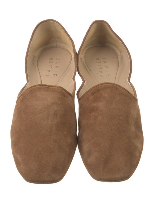 Jamie Haller Suede D'Orsay Flats