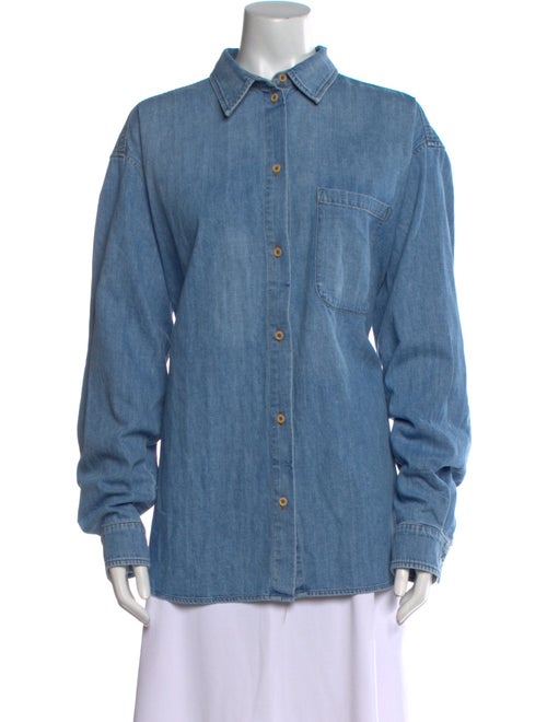 Jamie Haller Long Sleeve Button-Up Top