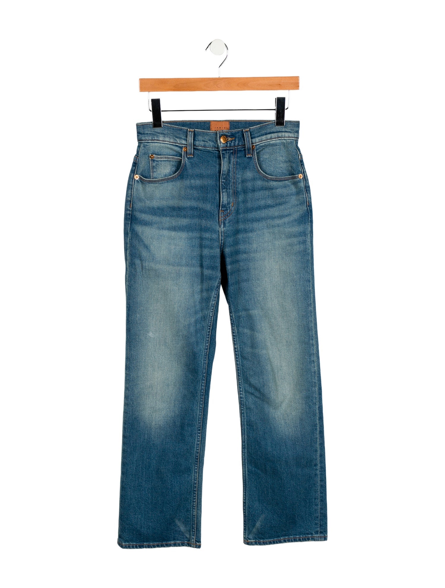Jamie Haller High-Rise Straight Leg Jeans
