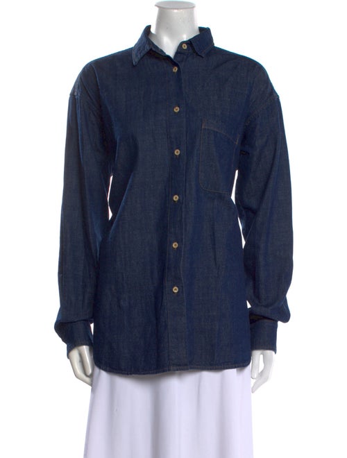 Jamie Haller Long Sleeve Button-Up Top