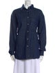 Jamie Haller Long Sleeve Button-Up Top