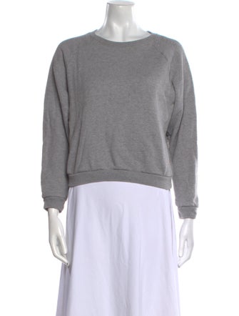 Jamie Haller Crew Neck Three-Quarter Sleeve Sweatshirt