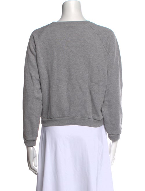 Jamie Haller Crew Neck Three-Quarter Sleeve Sweatshirt