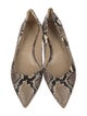 Jamie Haller Embossed Leather Animal Print Flats