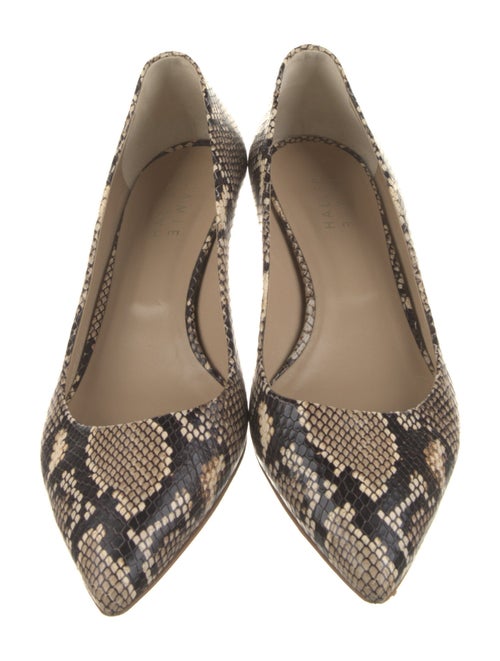 Jamie Haller Embossed Leather Printed Pumps