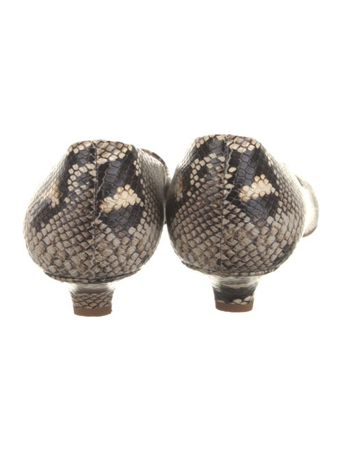 Jamie Haller Embossed Leather Printed Pumps