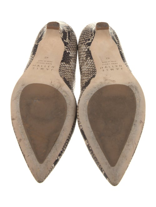 Jamie Haller Embossed Leather Printed Pumps
