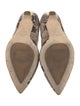 Jamie Haller Embossed Leather Printed Pumps