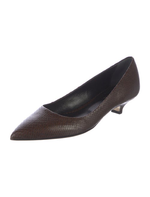 Jamie Haller Snakeskin Ballet Flats