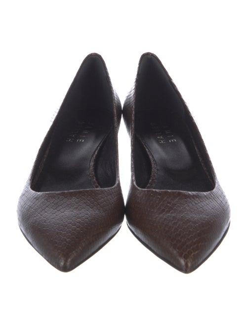 Jamie Haller Snakeskin Ballet Flats