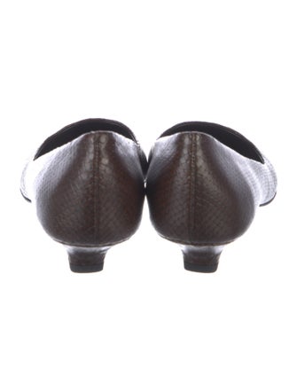 Jamie Haller Snakeskin Ballet Flats