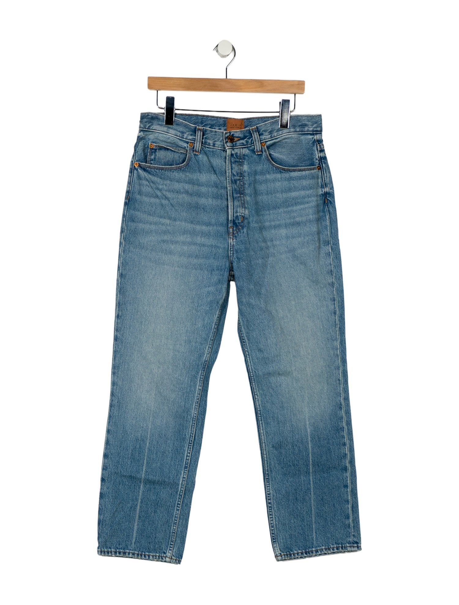Jamie Haller High-Rise Straight Leg Jeans