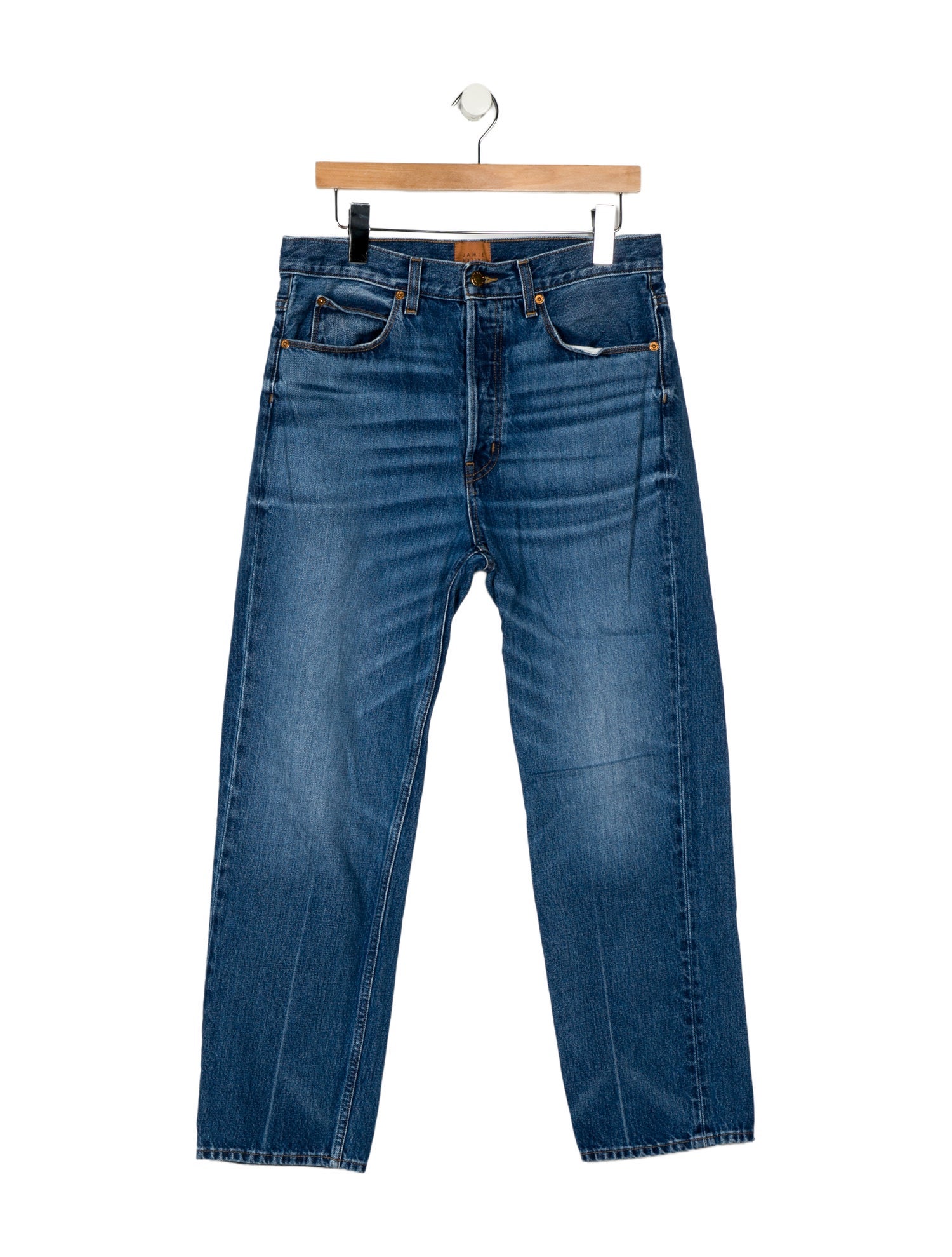 Jamie Haller High-Rise Straight Leg Jeans
