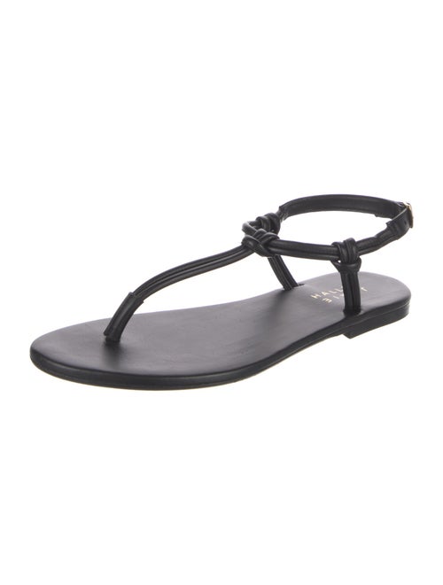 Jamie Haller Leather T-Strap Sandals