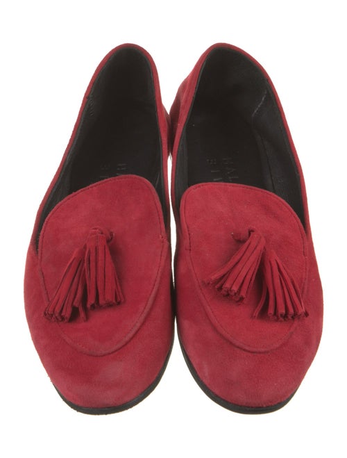 Jamie Haller Suede Tassel Accents Loafers
