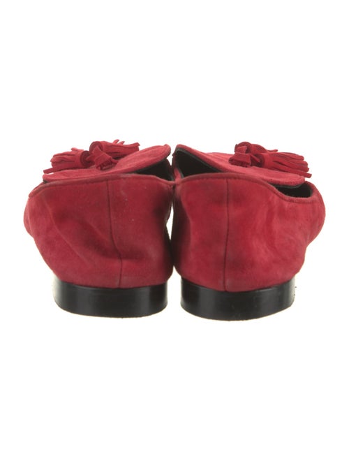 Jamie Haller Suede Tassel Accents Loafers
