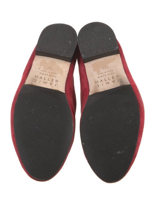 Jamie Haller Suede Tassel Accents Loafers