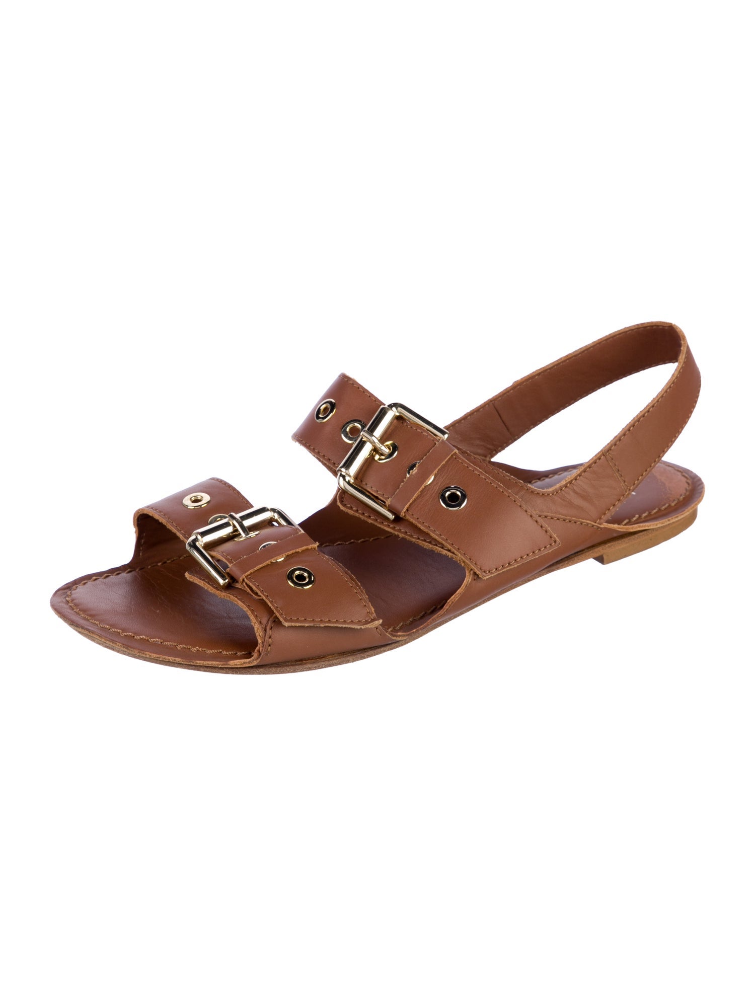 Jamie Haller Leather Slingback Sandals