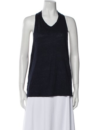 Jamie Haller Linen V-Neck Top